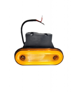 Lampa ovala Led Gabarit cu suport 12-24V Galben