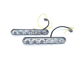 Lumini de zi cu semnalizare DRL 6 Led