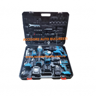 Trusa Scule Electrice Lithium 5 Piese cu 4 Acumulatori 48V 6.0A