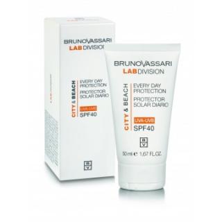 Crema de Protectie Solara FPS40 50ml - City  Beach Everyday Protection SPF40-Bruno Vassari