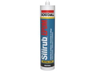 Silicon neutru Soudal Silirub EPDM negru