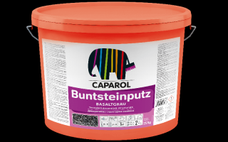 Tencuiala decorativa mozaicata soclu si gard Caparol Buntsteinputz 25 kg