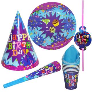 Accesorii Party, din carton, 36 piese set