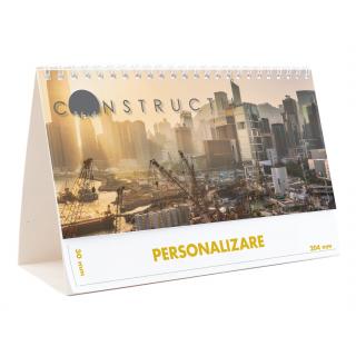 Calendar de birou Constructii, 12 file, CD