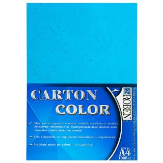 Carton Color A4 230gr, albastru, set 100