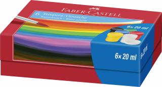 GUASE 6 CULORI 20ML FABER-CASTELL