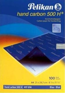 Indigo Manual 500H DIN A4 100 Coli Culoare Albastra, Pelikan