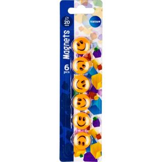 Magneti pentru whiteboard SMILE ,   CENTRUM 82711