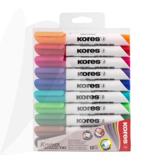 MARKER WHITEBOARD 10 SET 3MM CUTIE PLASTIC KORES