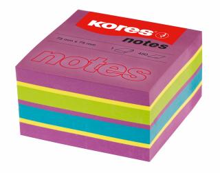 NOTES ADEZIV 75 75MM NEON MIXT SPRING 450 FILE KORES