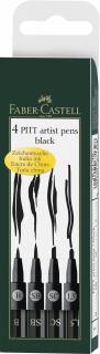 PITT ARTIST PEN SET 4 BUC FABER-CASTELL