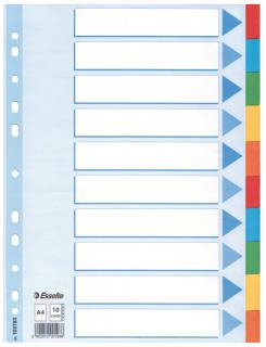 SEPARATOARE INDEX CARTON 10 COLI STANDARD ESSELTE