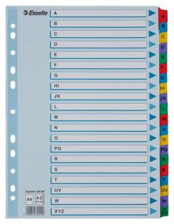 SEPARATOARE INDEX CARTON A-Z MYLAR ESSELTE