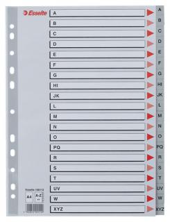 SEPARATOARE INDEX PLASTIC A-Z ESSELTE