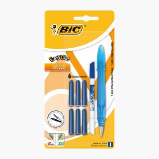 STILOU EASY CLIC STANDARD + 6 CARTUSE + PIC CORECTOR BLISTER BIC