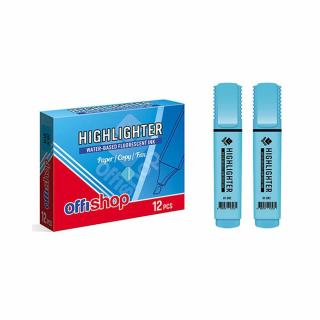 Textmarker fluorescent albastru, 1-5 mm - OFFISHOP