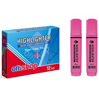 Textmarker fluorescent roz, 1-5 mm - OFFISHOP