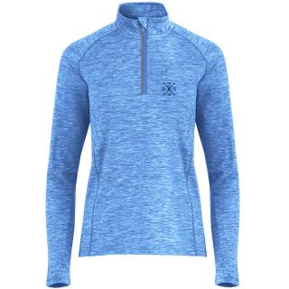 Bluza termica Romania, dama, culoare albastra, material tehnic sport, CS50