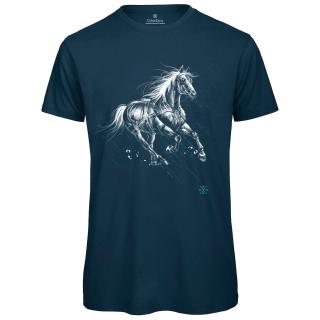 Tricou Cal liber, barbat, culoare verde marin, CP41