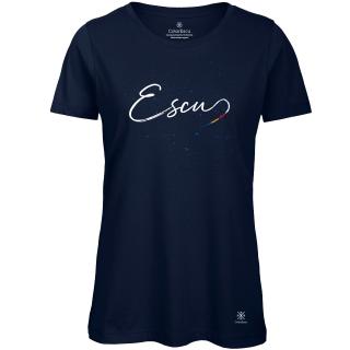 Tricou Escu, dama, culoare bleumarin, CIR81