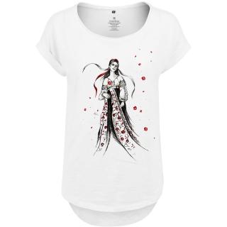Tricou Fata cu Povesti, dama, culoare alba, CIR141