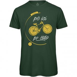 Tricou Pe ici, Pe colo, barbat, culoare verde CT18