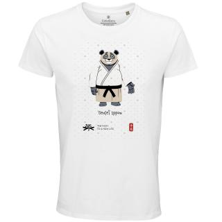 Tricou Sensei Ippon Judo 4 ID, culoare alba, CT62
