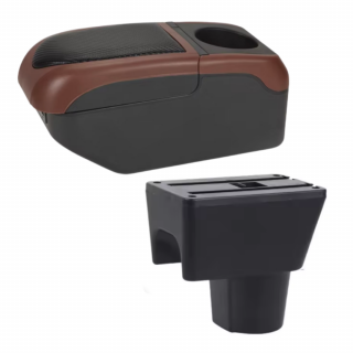 Cotieră pentru Dacia Duster 1 (04.2010-2017) model U2, negru-cafeniu ()