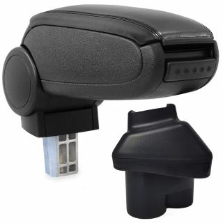 Cotieră pentru Ford Transit Connect 1 (06.2002-2009) negru piele ecologica ()