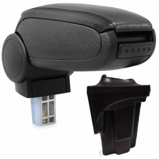 Cotieră pentru Seat Leon 2 1P (05.2005-12.2012) negru piele ecologica ()