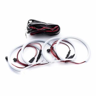 Kit Angel Eyes LED COTTON pentru BMW E46 cu Far ZKW cu lupa si Cu Xenon  ()