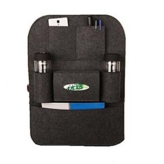 Organizator auto pentru scaun, negru, material textil