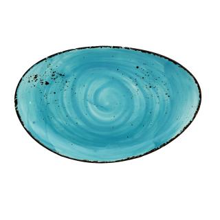 ANDALUZ  Platou oval albastru portelan 30 cm (VND 08)
