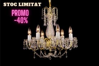 Candelabru cristal 6 brate  (AB 0590/01/006)