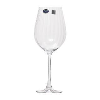 COLUMBA OPTIC - Set 6 pahare sticla cristalina vin rosu 650 ml