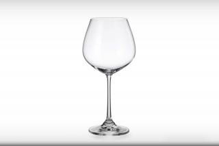 COLUMBA - Set 6 pahare sticla cristalina vin/gin 640 ml