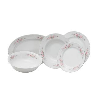 CONSTANCE decor FLORAL - Serviciu de masa din portelan - 6 persoane ()