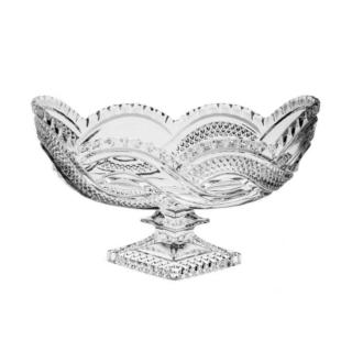 Fructiera cristal Bohemia cu picior 31 cm (67030/68900/310)
