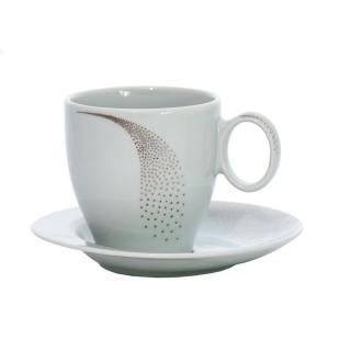FUTURE PLATINUM - Serviciu de ceai portelan Bohemia 155 ml - 6 persoane (12 piese) ()