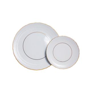 MINERVA - Serviciu de tort din portelan - 6 persoane (7 piese) ()