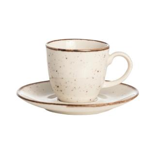 NAXOS - Serviciu de cafea portelan 90 ml - 6 persoane (12 piese) ()