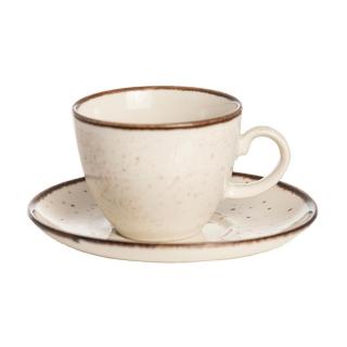 NAXOS - Serviciu de ceai / cappuccino portelan 200 ml - 6 persoane (12 piese) ()