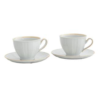 OCTAVIA Serviciu de ceai/cafea din portelan 250 ml - 6 persoane (12 piese) ()