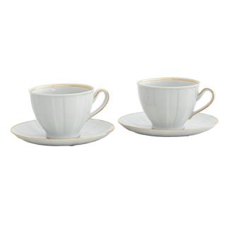 OCTAVIA Serviciu de ceai/cafea din portelan 250 ml - 6 persoane ()