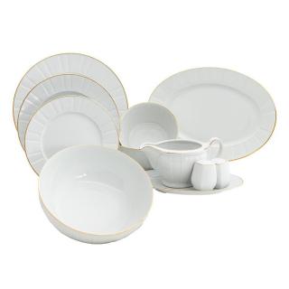 OCTAVIA Serviciu de masa din portelan - 12 persoane (44 piese) ()