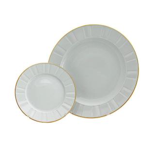 OCTAVIA Serviciu de tort din portelan - 6 persoane (7 piese)