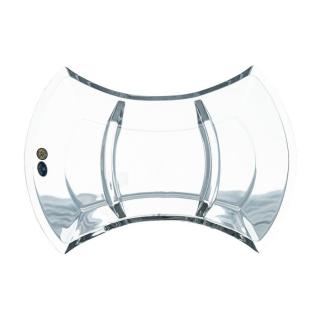 Platou cristal Bohemia compartimentat oval 33 cm (Platou oval)