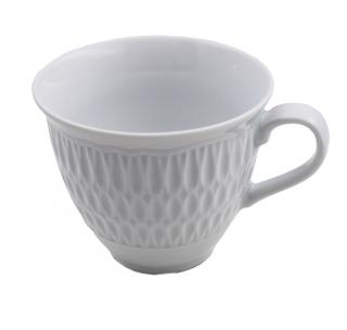 SOFIA WHITE - Ceasca ceai / cafea portelan 220 ml (portelan)