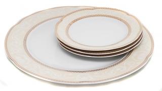 SOPHIA - Serviciu de tort din portelan - 6 persoane (7 piese) ()
