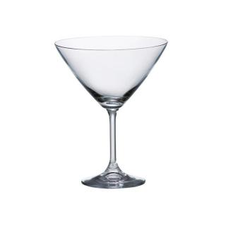 SYLVIA - Set 6 pahare sticla cristalina martini 280 ml